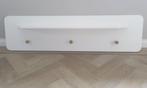 MDF wandrek met 3 ophangknoppen en een plankje, Minder dan 90 cm, Ophalen of Verzenden, Zo goed als nieuw, 75 tot 100 cm