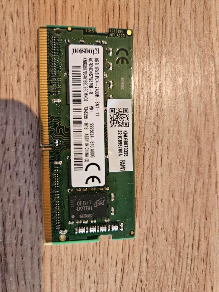 Kingston 8GB DDR4 Laptop RAM 2400MHz - ACR24D4S7S8MB-8, Computers en Software, RAM geheugen, Zo goed als nieuw, Laptop, 8 GB, DDR4