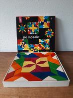 Vintage SIO Mosaic houten mozaïek in originele doos