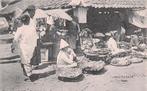 Nederlands Indië Soerabaja - Passar met 'kraampjes' (1910), Ophalen of Verzenden, Voor 1920, Gelopen, Buiten Europa