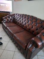 Chesterfield bankstel 3-2-1 zit, Huis en Inrichting, Banken | Bankstellen, Ophalen, Zo goed als nieuw, 75 tot 100 cm