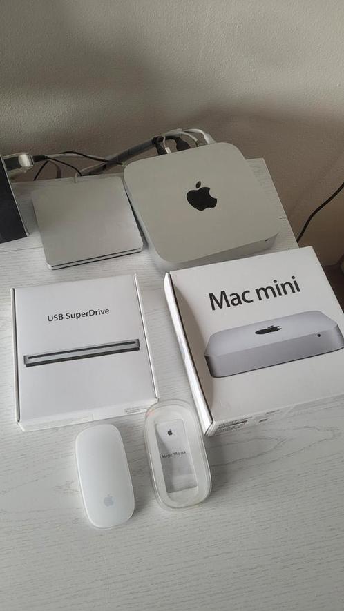 Mac Mini 2012, USB SuperDrive, MagicMouse en gratis monitor, Computers en Software, Apple Desktops, Gebruikt, Mac Mini, Ophalen