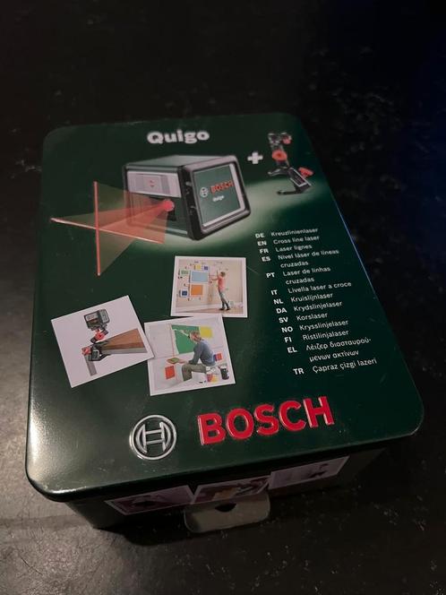 Bosch Quigo Kruislijnlaser - Zo goed als nieuw!, Doe-het-zelf en Verbouw, Meetapparatuur, Zo goed als nieuw, Licht, Ophalen