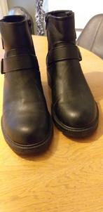 ZGAN Zwarte Dames Laarsjes Maat 39, Zwart, Lage of Enkellaarzen, Ophalen of Verzenden, Zo goed als nieuw