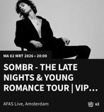 Sombr- the late nights & young romance tour VIP, Tickets en Kaartjes, Eén persoon