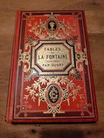 Antiek boek: Fables choisies de La Fontaine (van JB Oudry), Antiek en Kunst, Ophalen of Verzenden, JD Oudry