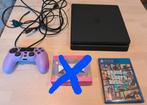 Ps4 slim 1 tb set nu in prijs verlaagd!, Ophalen, Gebruikt, Met 1 controller, Slim