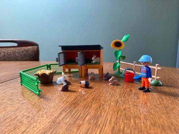 Playmobil Verzorgingsplaats met konijnen 5123 beschikbaar voor biedingen
