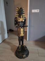 Egyptisch beeld - Farao, Tuin en Terras, Tuinbeelden, Ophalen of Verzenden, Zo goed als nieuw, Beton, Mensenbeeld