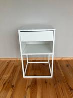 Modern Nachtkastje met Lade, Huis en Inrichting, Slaapkamer | Nachtkastjes, Ophalen, Minder dan 45 cm, Metaal of Aluminium, Zo goed als nieuw