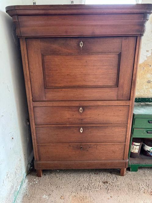 Antieke Secretaire Kast - 19e Eeuwse Charme en Functionalite, Antiek en Kunst, Antiek | Meubels | Kasten, Ophalen
