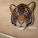 Doing Goods Rajah Tiger Dierenkop Vloerkleed Large Sand, Ophalen, Zo goed als nieuw, Jongetje of Meisje