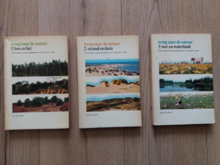 3 delen van "Terug naar de Natuur" G.H.Peters & C.Macrander., Boeken, Natuur, Gelezen, Natuur algemeen, Ophalen of Verzenden