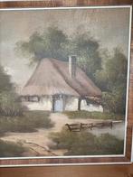 Drentse boerderij 41 cm x 41 cm, Antiek en Kunst, Ophalen of Verzenden