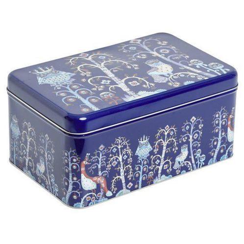 Iittala Taika blauw metalen blik 280x178x130mm, Verzamelen, Blikken, Nieuw, Overige merken, Ophalen of Verzenden