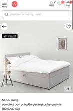 Tweepersoons Boxspring Bed inclusief Emma Topmatras 160-200, Ophalen, Zo goed als nieuw, Tweepersoons