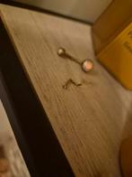 Neuspiercing & Navelpiercing - Gouden Look, Ophalen, Zo goed als nieuw, Met strass, Overige materialen