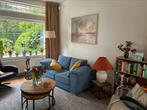 Tweezitsbank jeansblauw, nieuwstaat, Huis en Inrichting, Ophalen, 150 tot 200 cm, Tweepersoons, 75 tot 100 cm