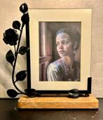 Art Deco Fotolijst met Ornament op Marmer., Ophalen of Verzenden, Gebruikt