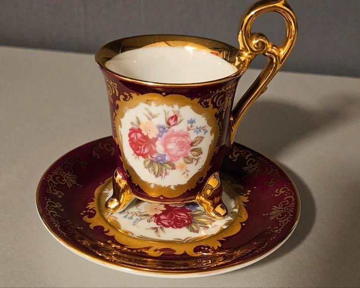 Vintage Kopje met Schotel - Ohashi China Japan, Antiek en Kunst, Antiek | Porselein, Ophalen of Verzenden