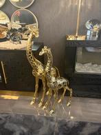 Giraffe eric kuster style goud en zilver set 2 nieuw, Verzamelen, Beelden en Beeldjes, Ophalen of Verzenden, Nieuw, Dier
