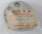 NOS Honda CB CJ CL MT MT XL Chromen Instelring 37111-453-008, Motoren, Onderdelen | Honda, Ophalen of Verzenden, Nieuw