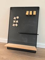 Metalen Magneetbord met Houten Plank, Ophalen of Verzenden, Zo goed als nieuw, Magneetbord
