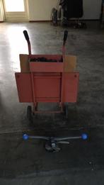 Staalbandspanner zegelloos + kar, Ophalen, Zo goed als nieuw