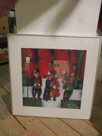 Tiktak Koffie Groningen ingel. kunstwerk C. Wiersma, Antiek en Kunst, Ophalen of Verzenden