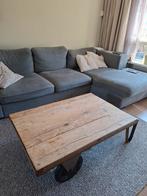 Salontafel tafel magazijnkar landelijk  industrieel, Huis en Inrichting, Tafels | Salontafels, Gebruikt, 100 tot 150 cm, Metaal