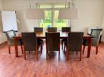 Originele Schuitema eettafel + 8 Art and Crafts, Ophalen, Gebruikt, 6 tot 8 stoelen