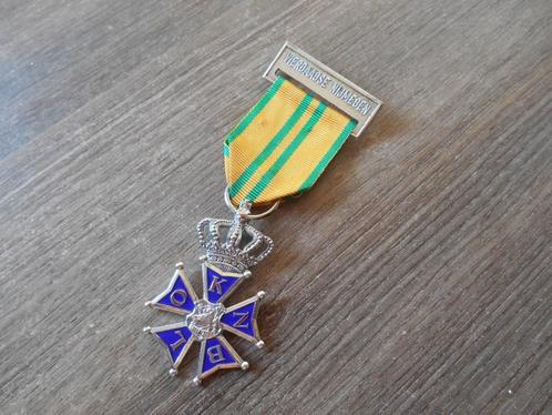 Vierdaagse medaille 6de keer adv 2, Verzamelen, Militaria | Algemeen, Landmacht, Lintje, Medaille of Wings, Nederland, Ophalen of Verzenden