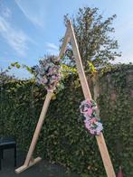 Backdrop bruiloft (eventueel met bloemen) te koop., Huis en Inrichting, Ophalen, Zo goed als nieuw