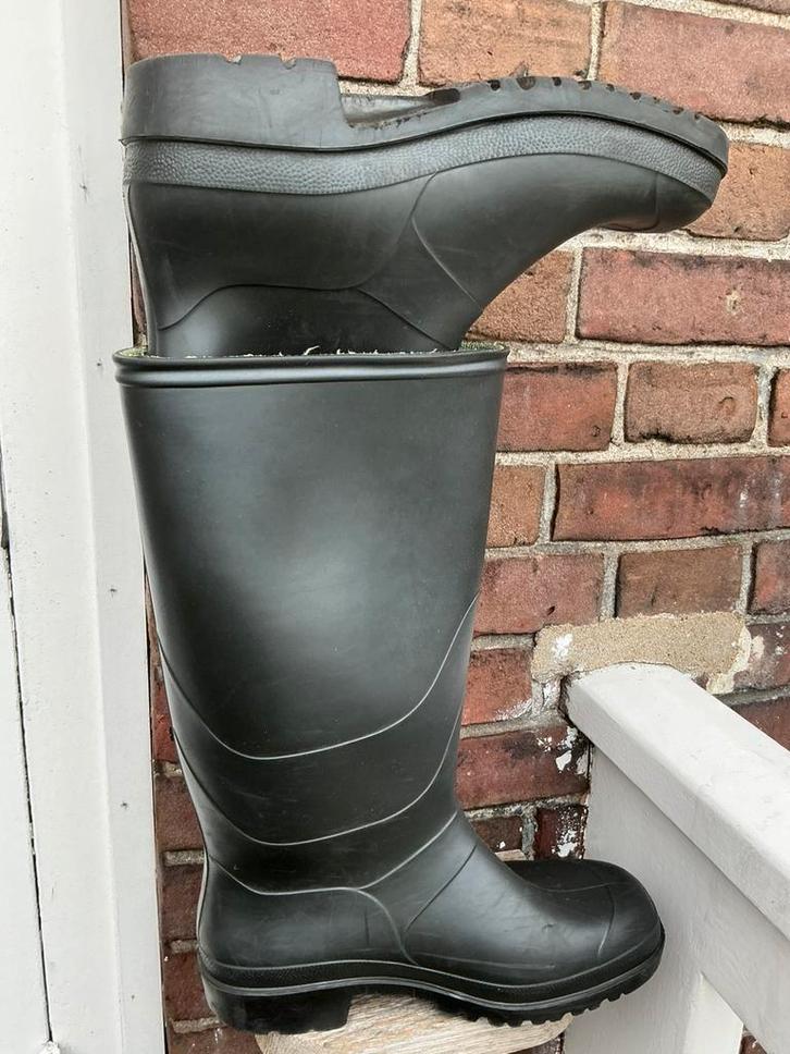 Gebruikte Hevea kaplaarzen, regenlaarzen. Goed profiel 39/40, Tuin en Terras, Werkkleding, Zo goed als nieuw, Laarzen, Ophalen of Verzenden