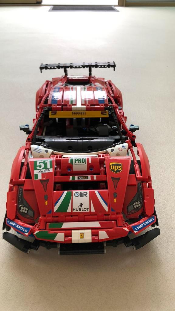 Lego Ferrari 488 GTE, Kinderen en Baby's, Speelgoed | Duplo en Lego, Zo goed als nieuw, Lego, Complete set, Ophalen of Verzenden