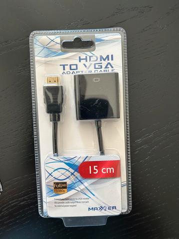 HDMI to VGA adapter cable van Maxxter beschikbaar voor biedingen