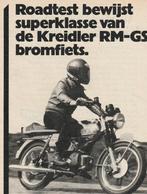 Retro reclame 1979 Kreidler brommer RM-GS de superklasse, Verzenden, Overige typen