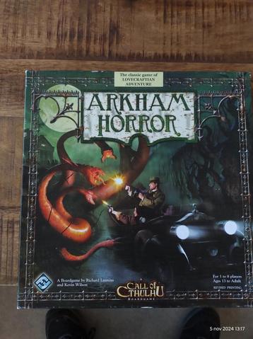 Arkham horror boardgame beschikbaar voor biedingen