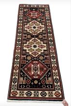 Handmade tapijt loper Kaukas blue animals wol 70z195cm, Huis en Inrichting, Kaukas Kazak oosters runner, ., Zo goed als nieuw