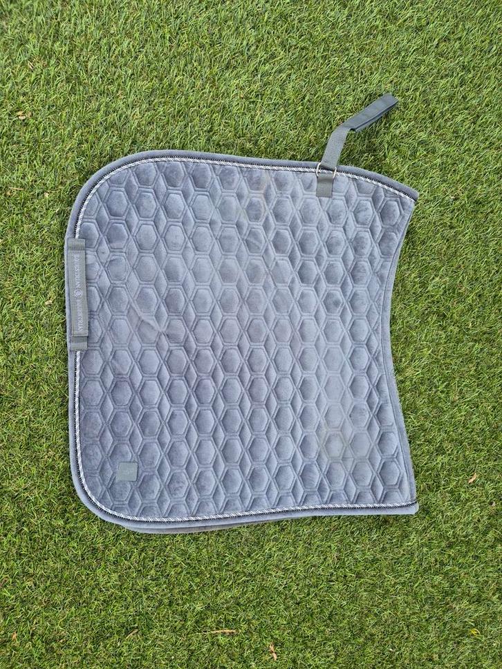 BR Full dressuur 1x gebruikt zilvergrijs, Dieren en Toebehoren, Paarden en Pony's | Dekens en Dekjes, Zo goed als nieuw, Ophalen of Verzenden