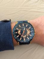 Stijlvolle horloge - Curren, Ophalen of Verzenden, Zo goed als nieuw, Android, Blauw