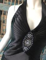 Zwarte avondjurk Marilyn Monroe model maat 36, Verzenden, Zwart, Zo goed als nieuw, Vintage