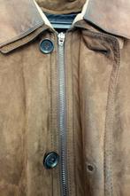 Warme bruin leren/ suede jas van BSM (Amaretta), Kleding | Heren, Jassen | Winter, Bruin, BSM, Ophalen of Verzenden, Zo goed als nieuw