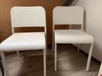 Twee witte stoelen Ikea, Huis en Inrichting, Stoelen, Ophalen, Zo goed als nieuw, Wit, Twee