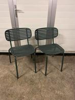 2 stuks luxe metalen emu stoelen stapelbaar nieuw, Huis en Inrichting, Stoelen, Ophalen, Zwart, Zo goed als nieuw, Metaal