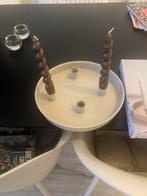 Dienblad voor kaarsen, Huis en Inrichting, Woonaccessoires | Dienbladen, Ophalen of Verzenden, Nieuw, Rond, Metaal