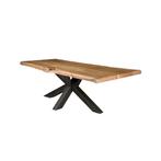 Eettafel Acacia boomstam. Totale Leegverkoop!!! Livinnhome24, Huis en Inrichting, Tafels | Eettafels, Ophalen, Modern, industrieel