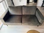 Woood velvet bank 2,5 zits + hocker - perfecte staat!, Huis en Inrichting, Banken | Bankstellen, Ophalen, 150 tot 200 cm, Tweepersoons
