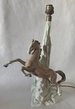 Lladro porselein lamp met paard 43 cm hoog, Ophalen
