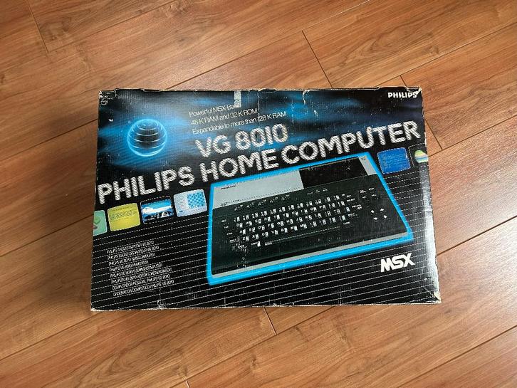 Philips MSX computer VG-8010 in doos met inserts en boekjes, Computers en Software, Vintage Computers, Ophalen of Verzenden